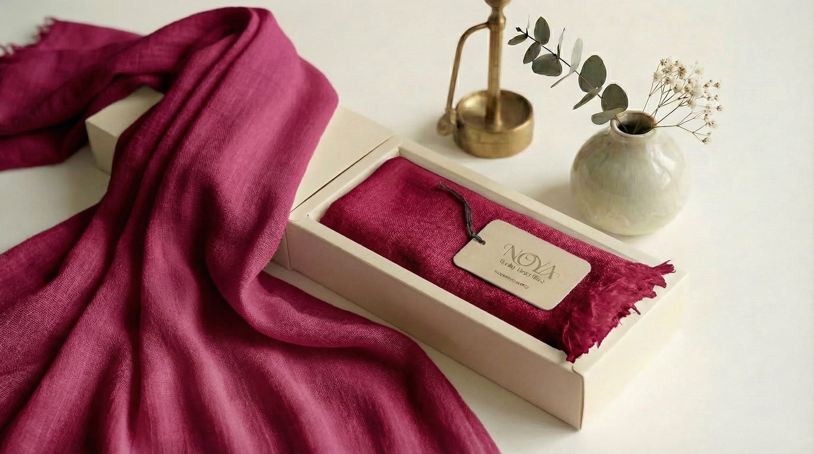 Pure Cotton Hijab - Maroon